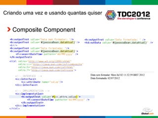 Criando uma vez e usando quantas quiser


   Composite Component




                                          Globalcode – Open4education
 