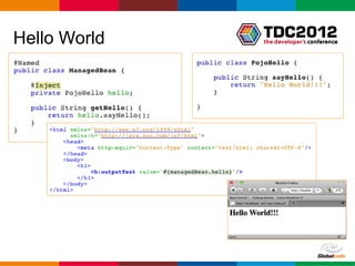 Hello World




              Globalcode – Open4education
 