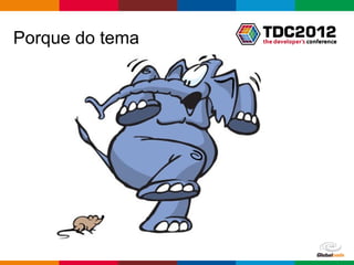Porque do tema




                 Globalcode – Open4education
 