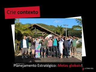 Crie contexto




  Planejamento Estratégico: Metas globais!
 