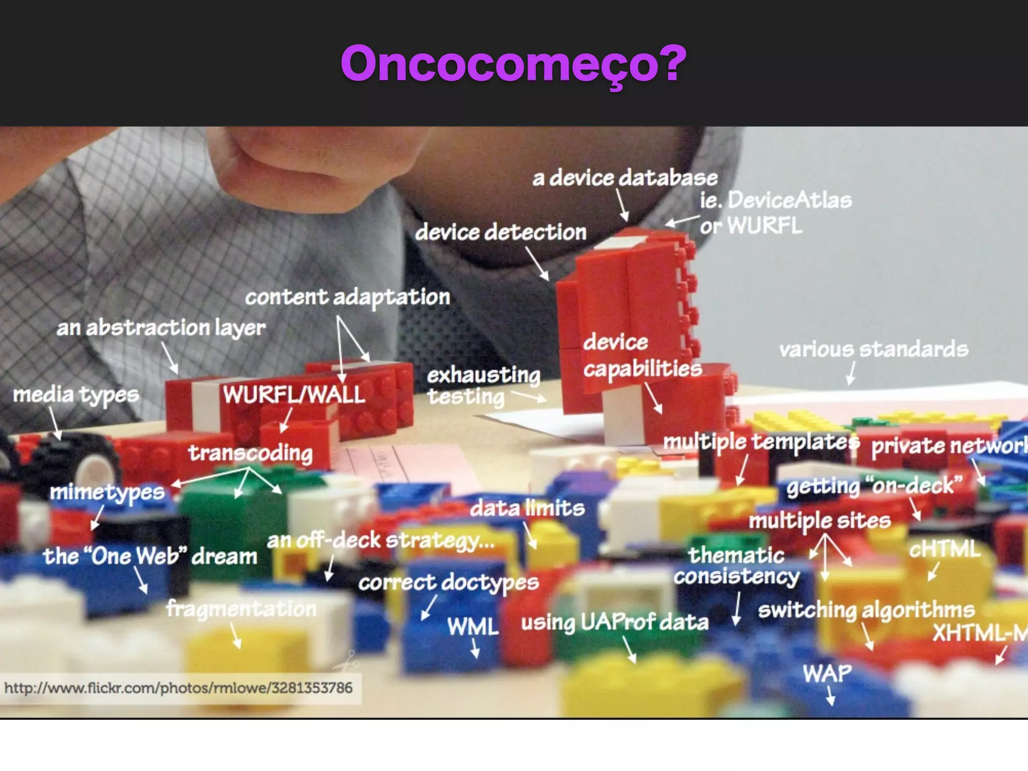 Oncocomeço?
 
