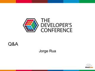 Globalcode – Open4education
Q&A
Jorge Rua
 