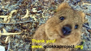 Thank you!
www.quokkaproject.org
 