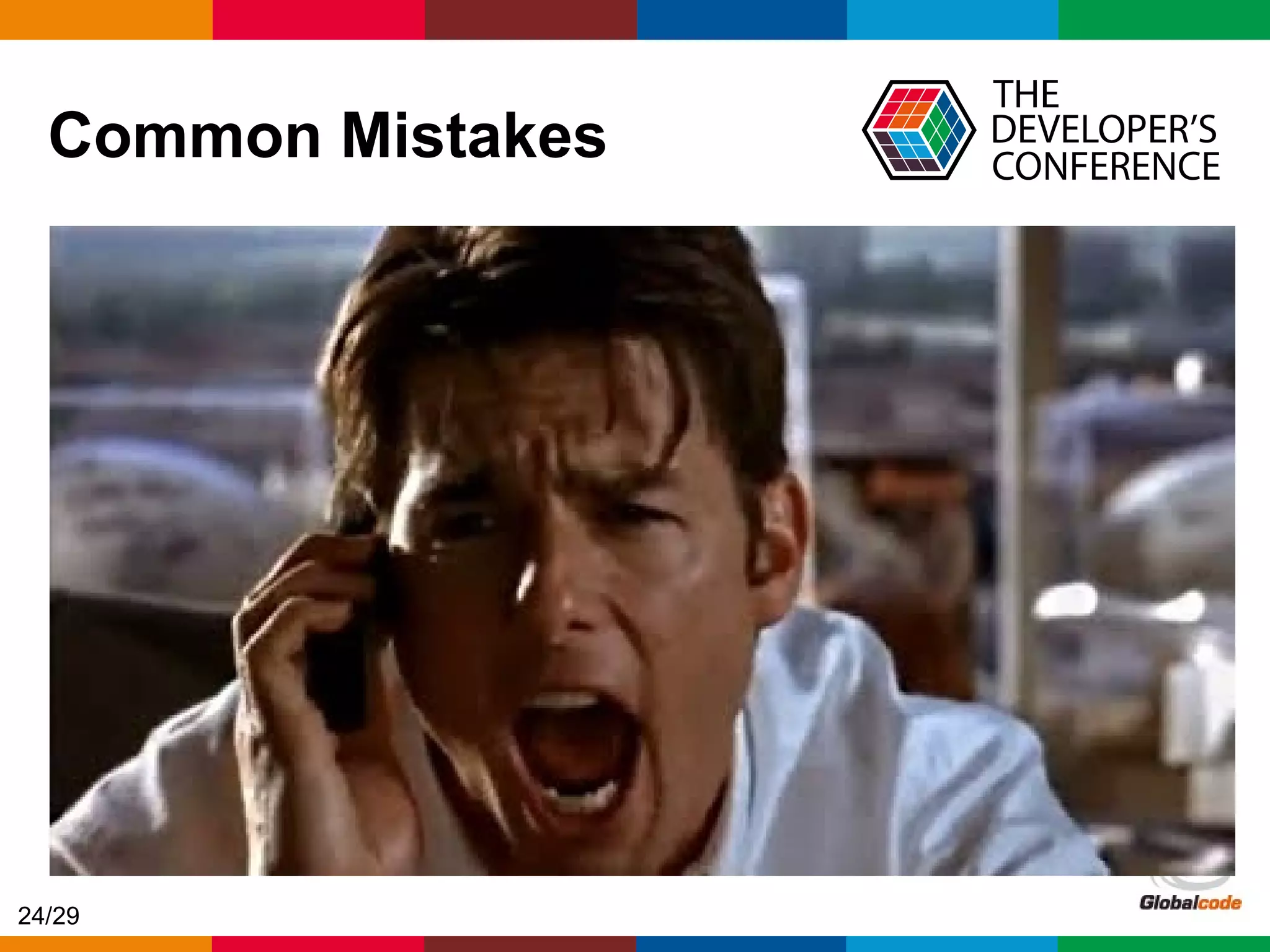 Globalcode – Open4education Common Mistakes 24/29 