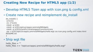Creating new Tizen profiles  using the Yocto Project Slide 26