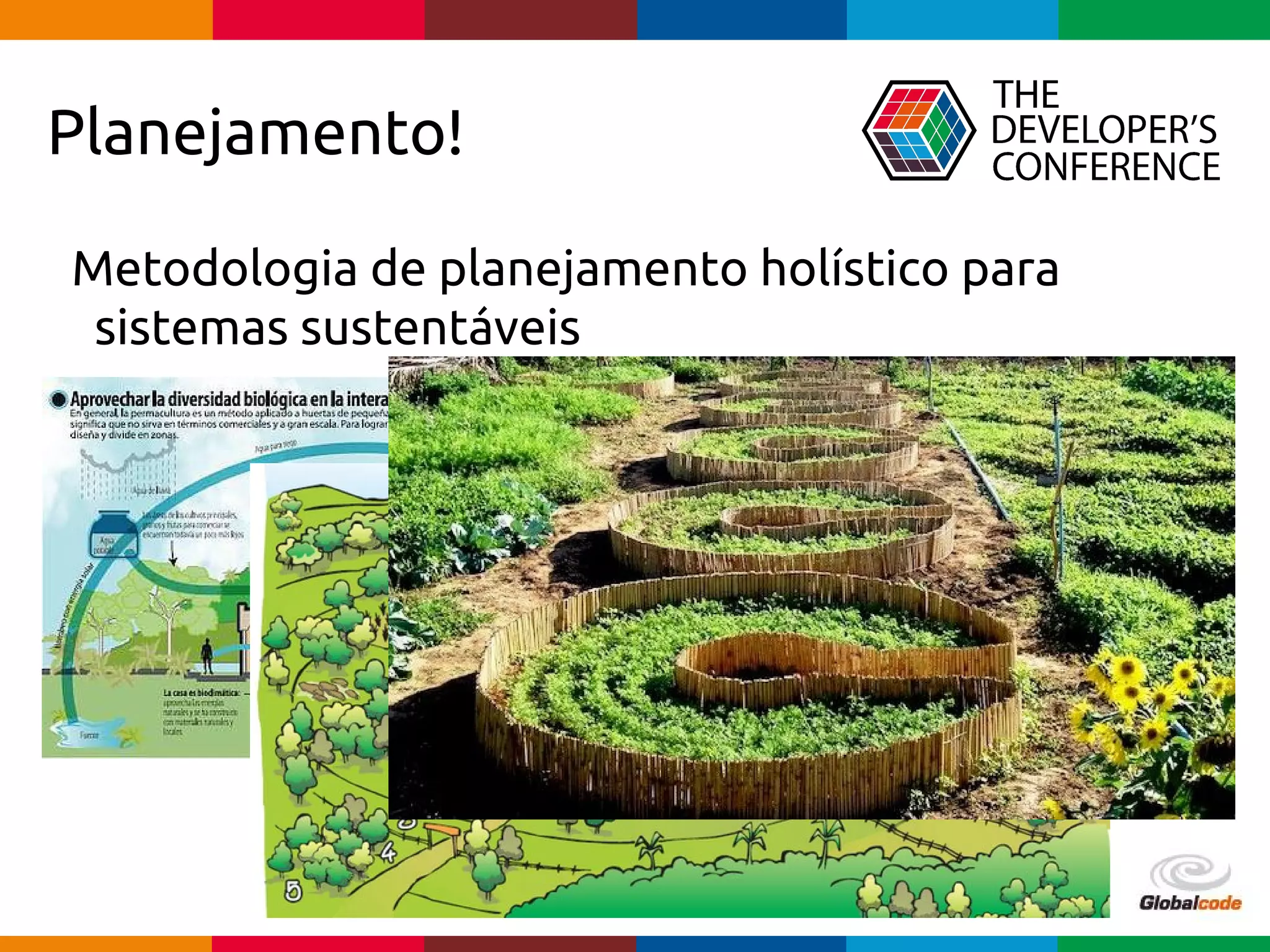 Globalcode – Open4education
Planejamento!
Metodologia de planejamento holístico para
sistemas sustentáveis
 