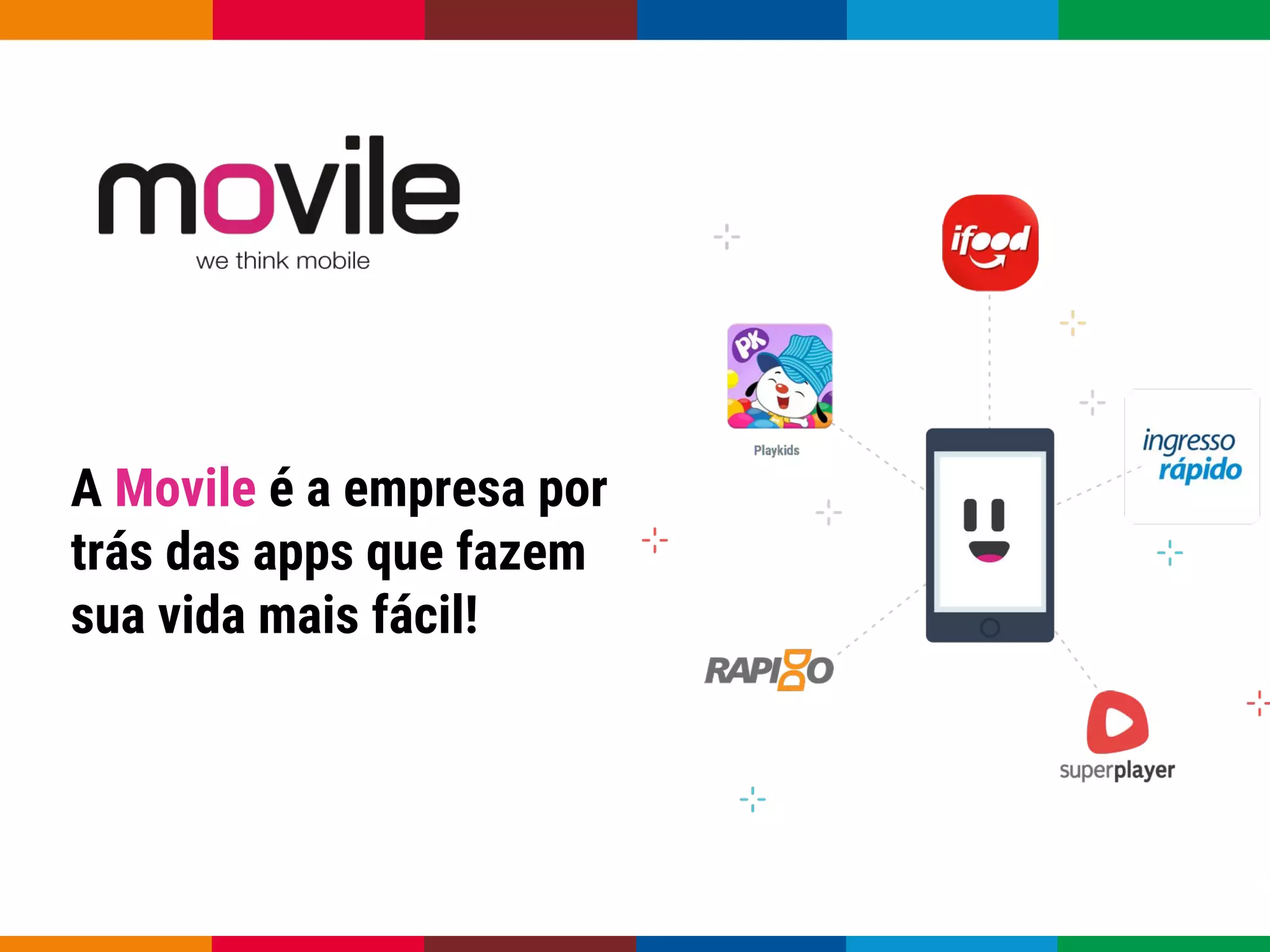 Globalcode – Open4education
A Movile é a empresa por
trás das apps que fazem
sua vida mais fácil!
 