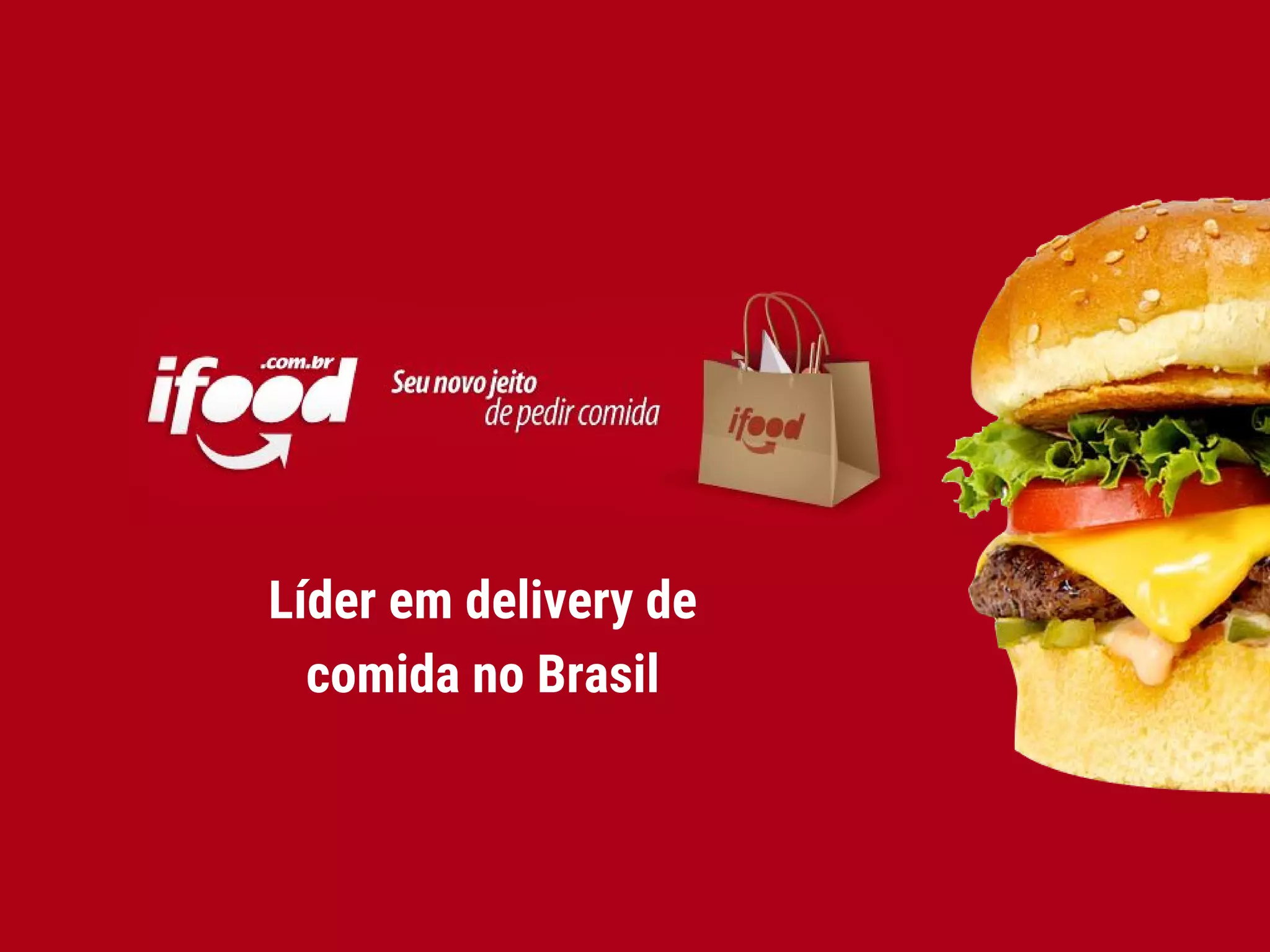 Globalcode – Open4education
Líder em delivery de
comida no Brasil
 