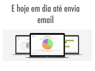 E hoje em dia até envia
email
 
