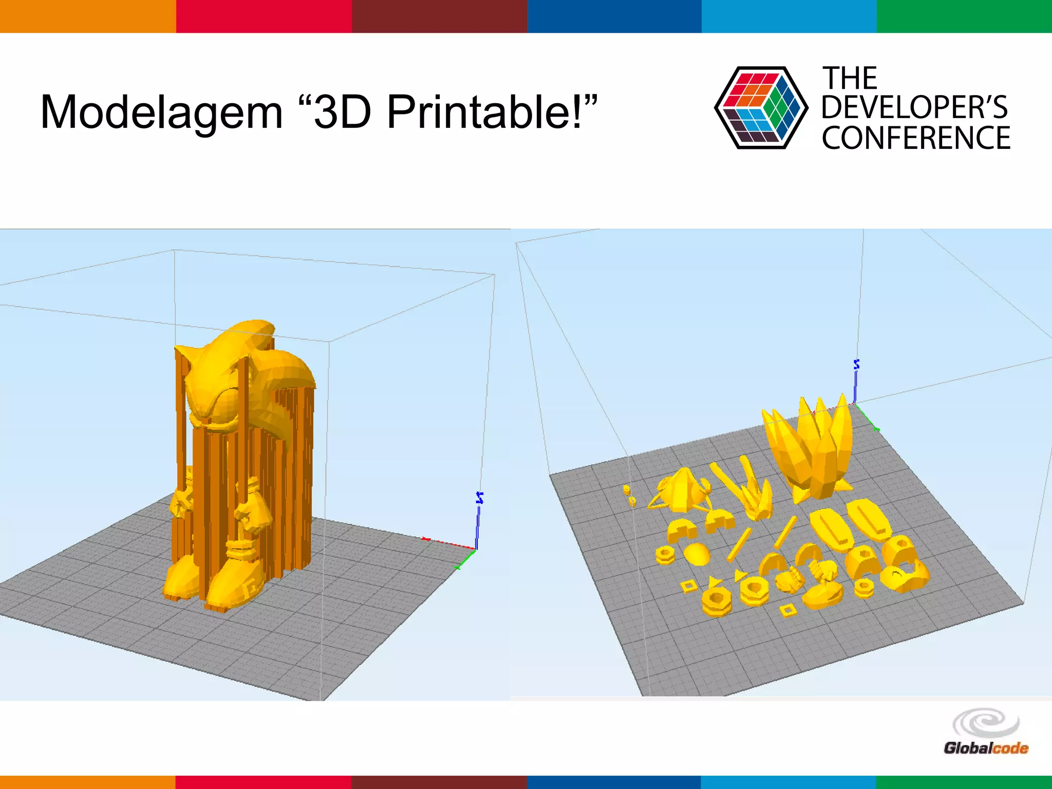 Globalcode – Open4education
Modelagem “3D Printable!”
 