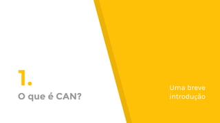 1.
O que é CAN?
Uma breve
introdução
 