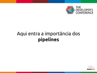 Globalcode – Open4education
Aqui entra a importância dos
pipelines
 