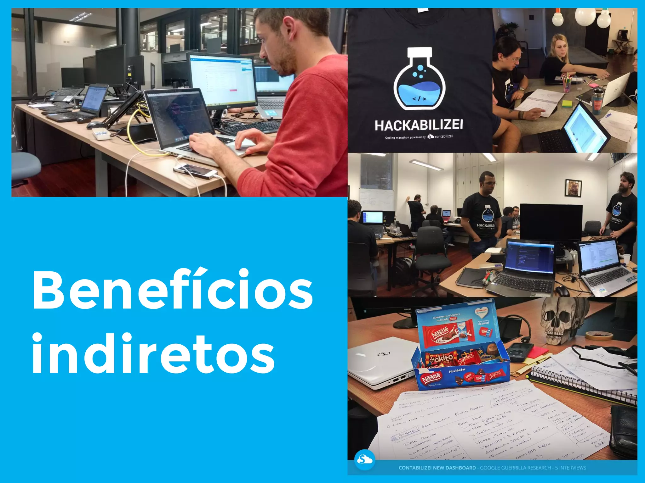 Benefícios
indiretos
 