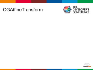 Globalcode – Open4education
CGAffineTransform
 