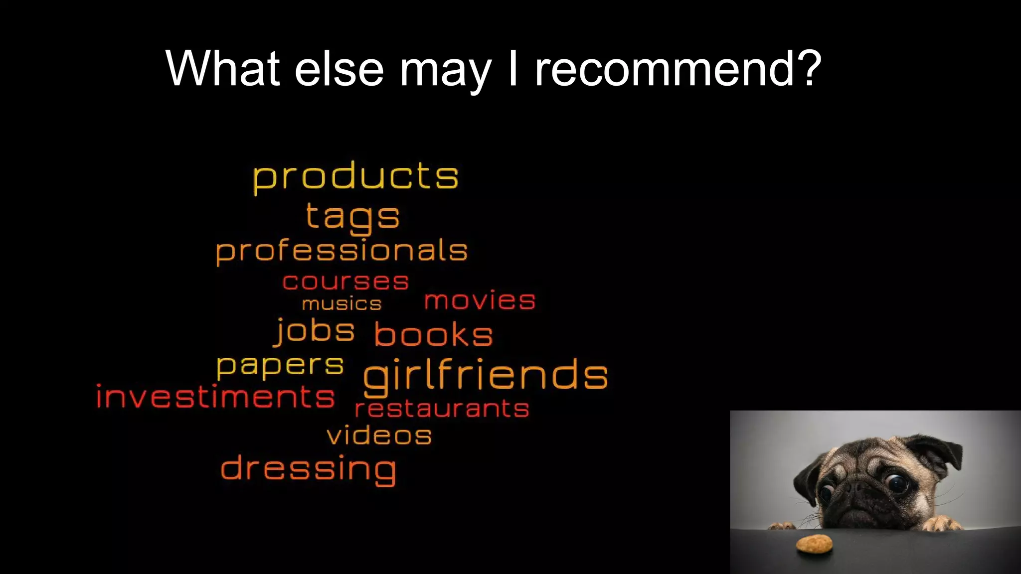What else may I recommend?
 
