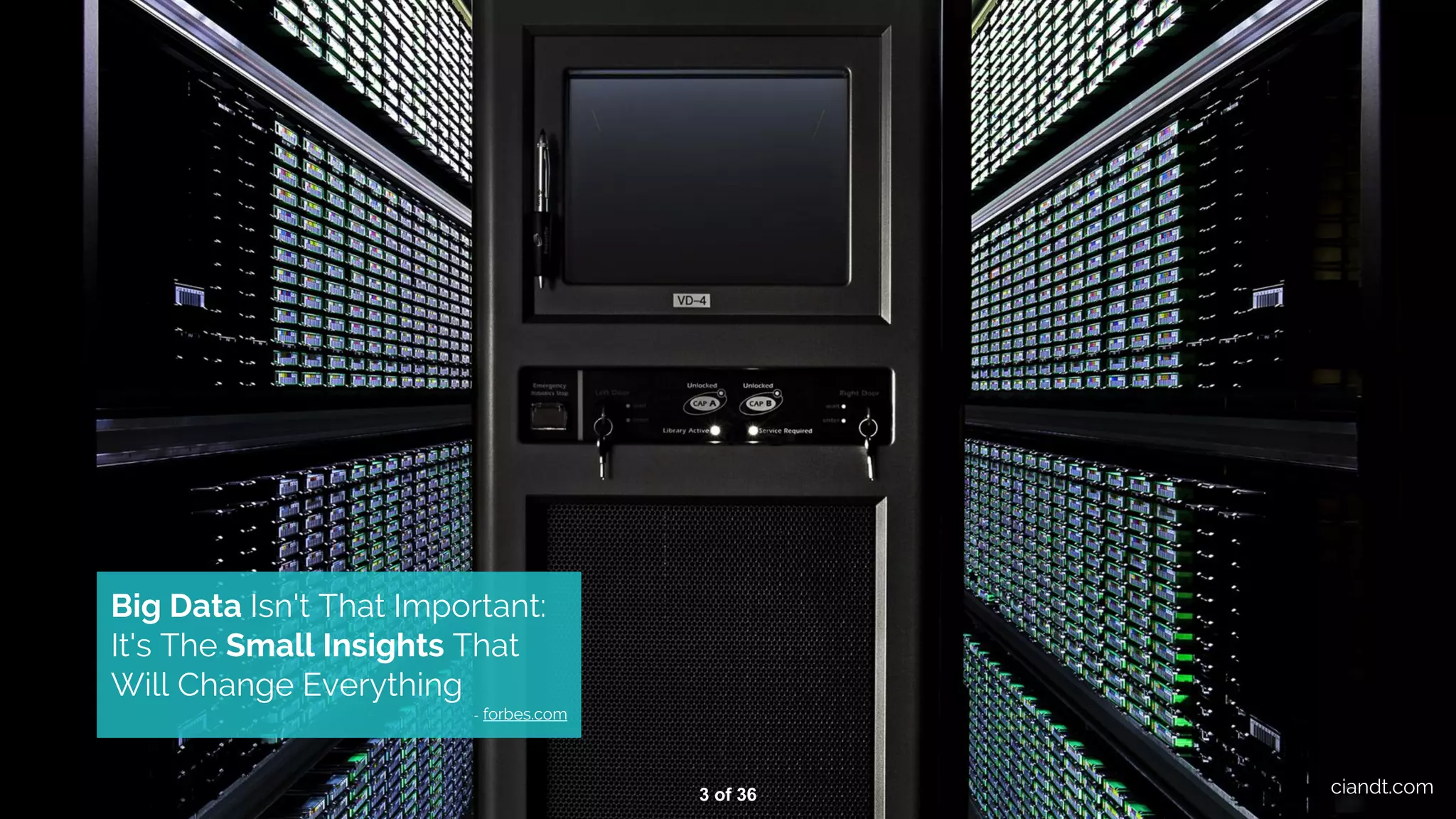 Big Data Isn't That Important: It's The Small Insights That Will Change Everything - forbes.com ciandt.com3 of 36 