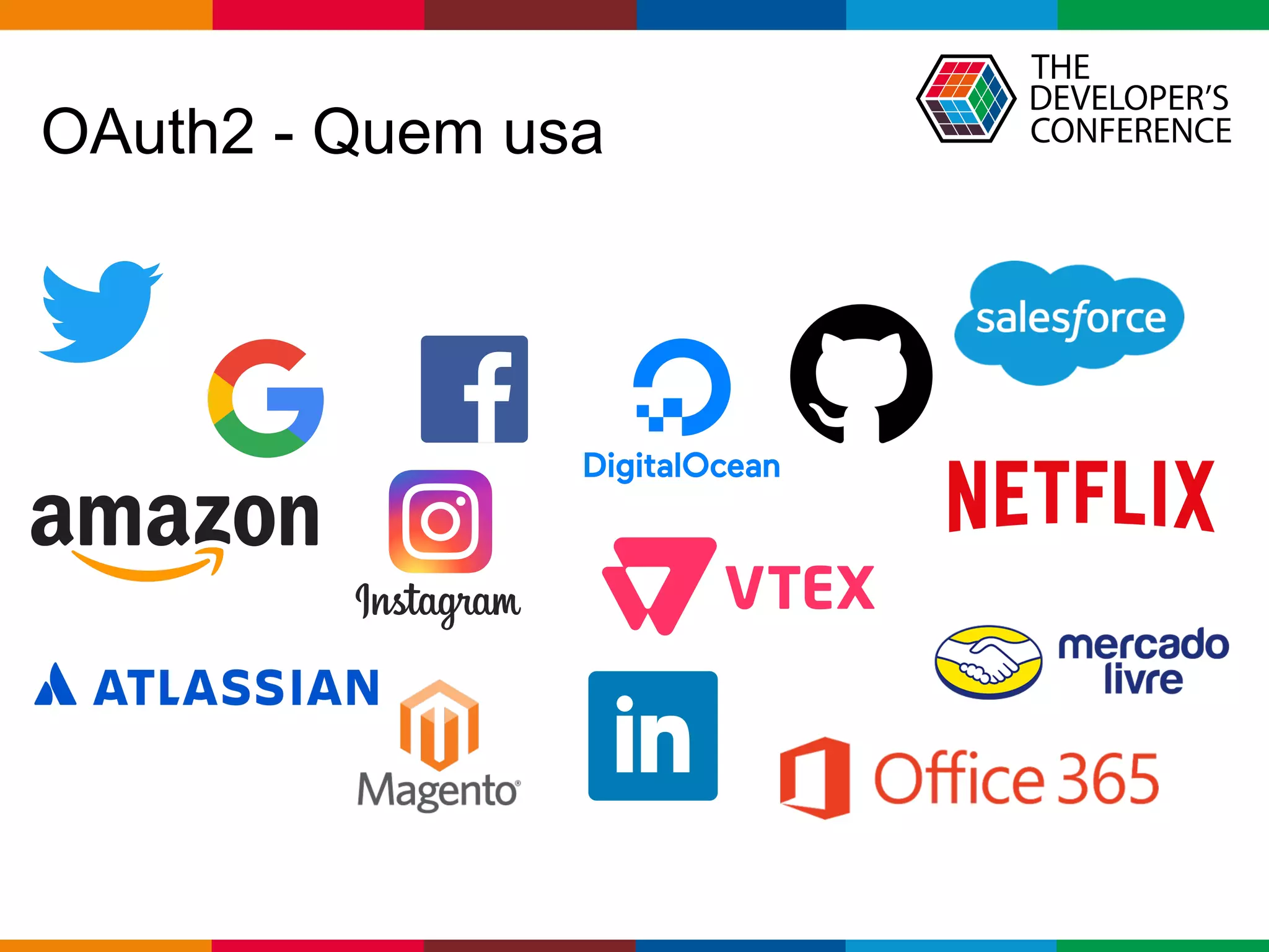 Globalcode – Open4education
OAuth2 - Quem usa
 