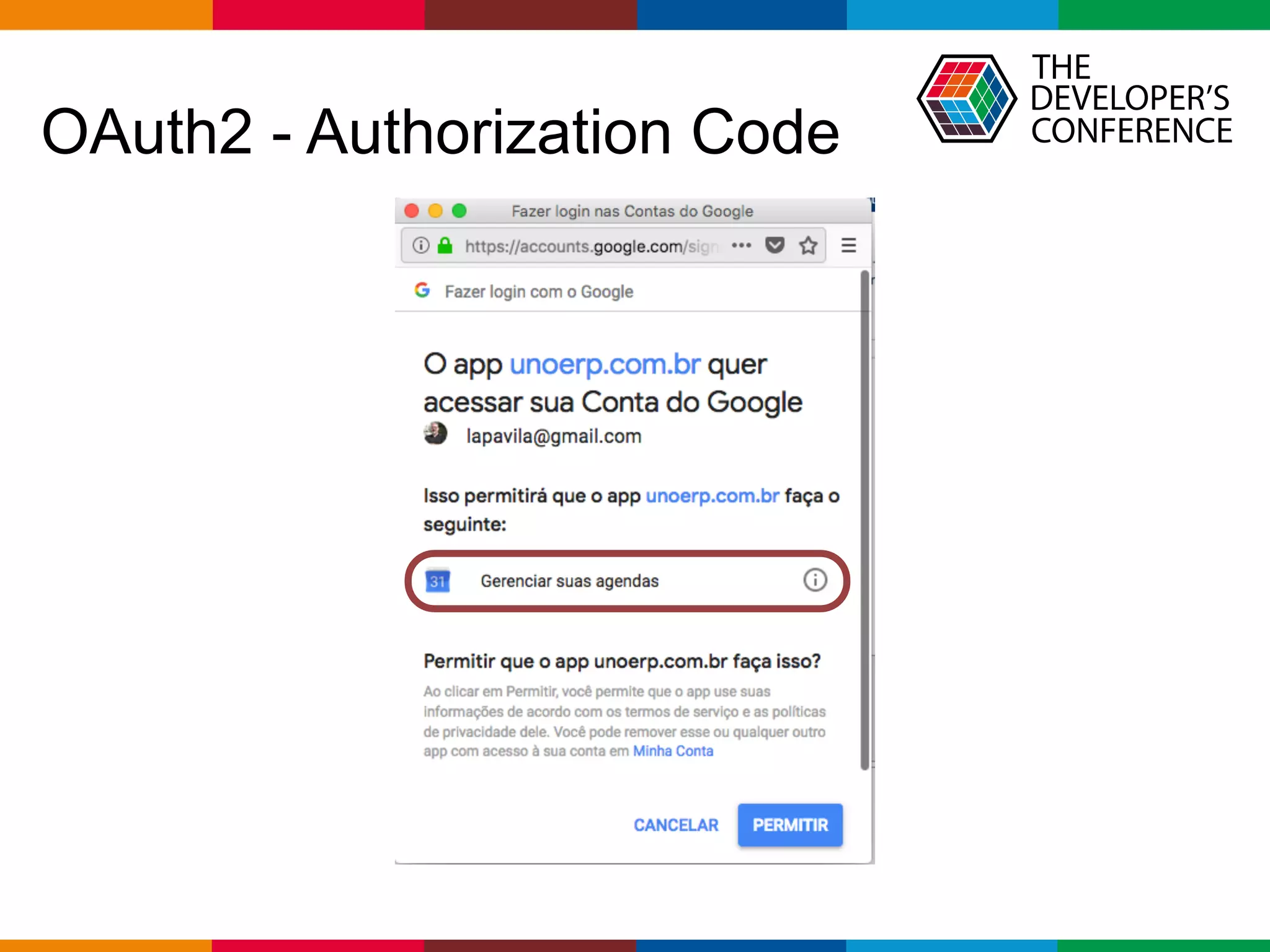 Globalcode – Open4education
OAuth2 - Authorization Code
 