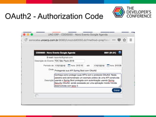 Globalcode – Open4education
OAuth2 - Authorization Code
 