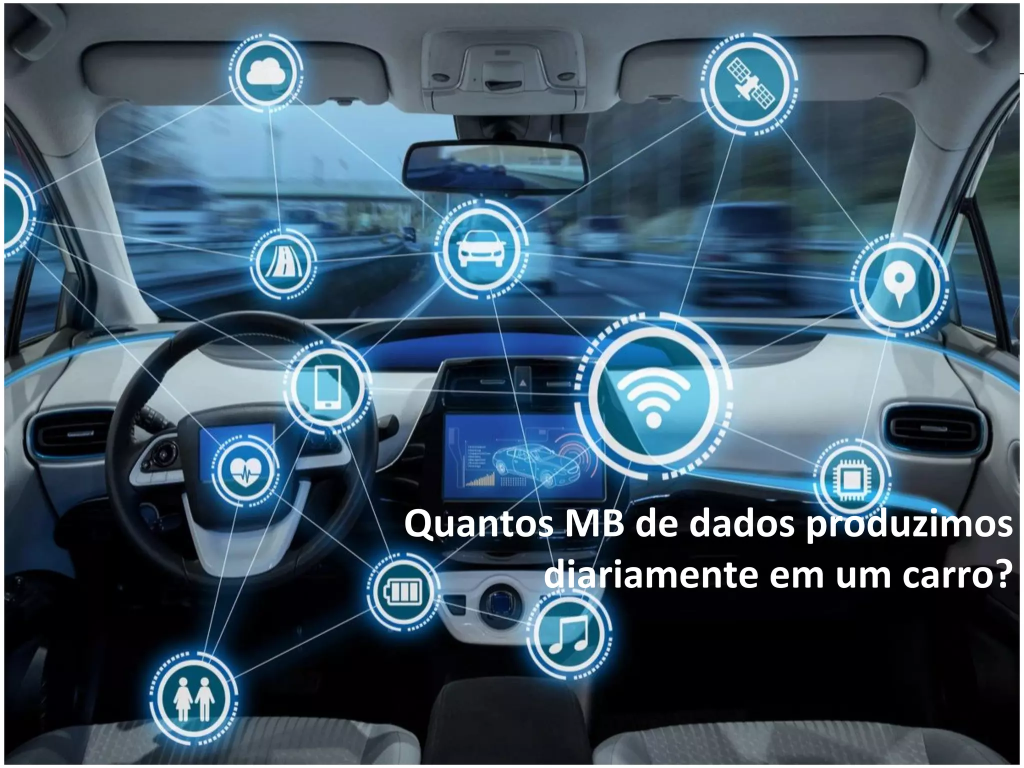 4
Quantos MB de dados produzimos
diariamente em um carro?
 