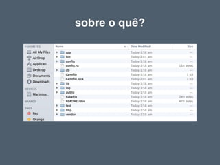 sobre o quê?
 