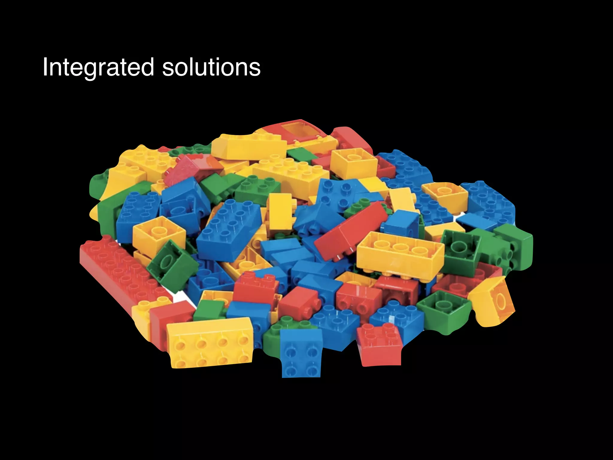 Integrated solutions
 