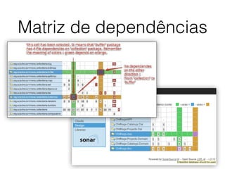 Matriz de dependências
 