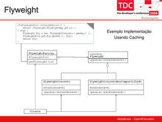 Flyweight Exemplo Implementação Usando Caching 