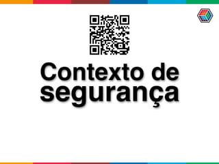 Contexto de  
segurança
 