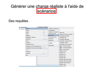 Générer une charge réaliste à l'aide de
              scénarios

Des requêtes
 