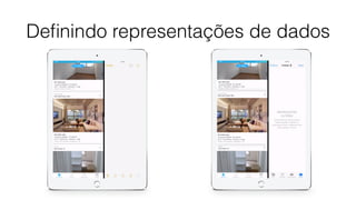 Deﬁnindo representações de dados
 