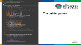Globalcode – Open4education
The builder pattern!
 