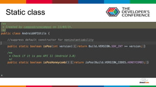 Globalcode – Open4education
Static class
 