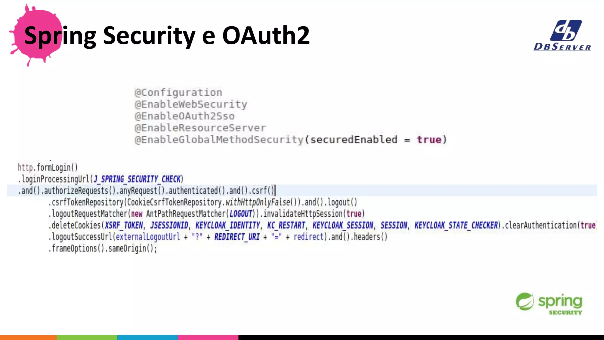 Spring Security e OAuth2
 