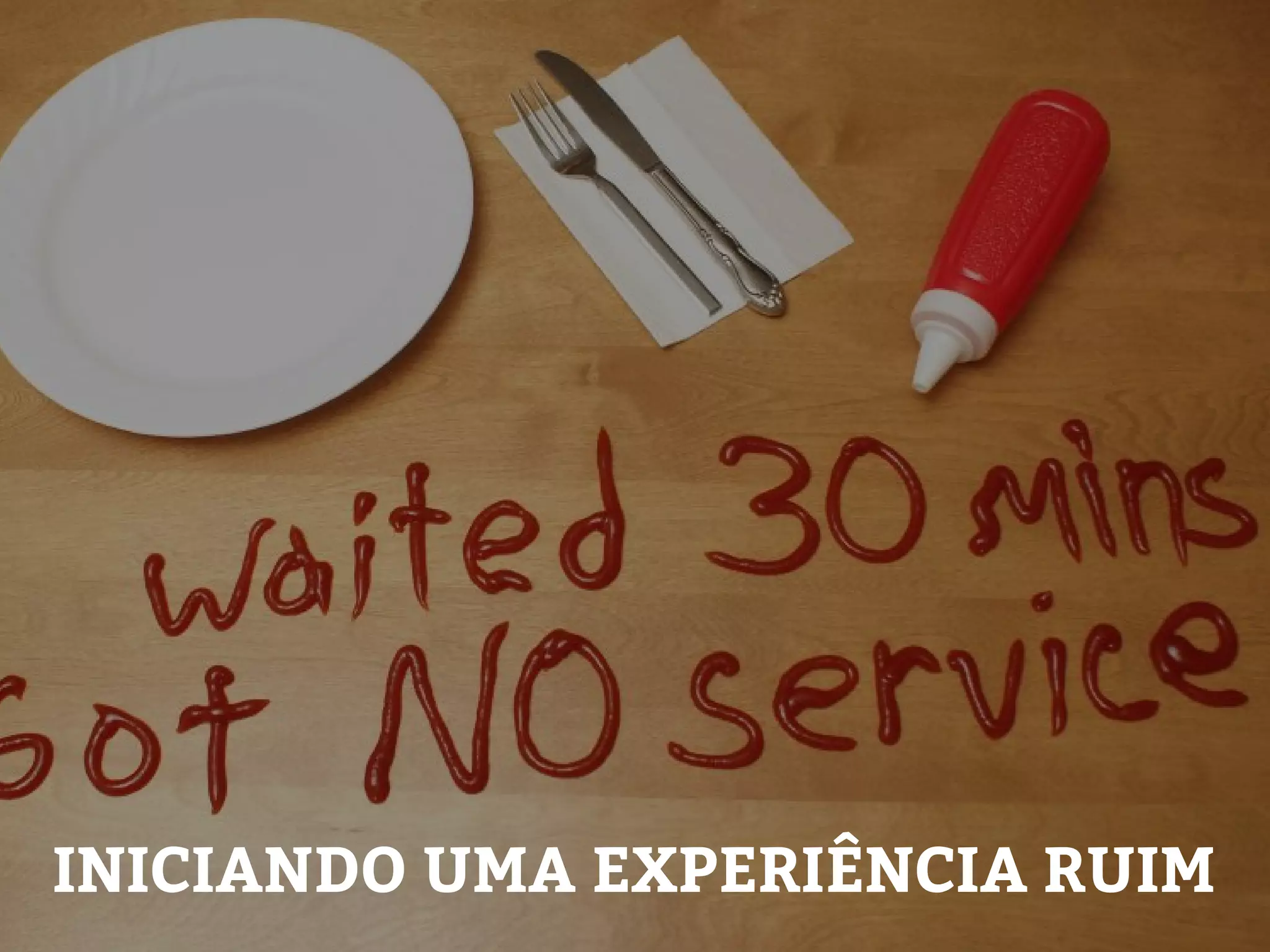 INICIANDO UMA EXPERIÊNCIA RUIM
 