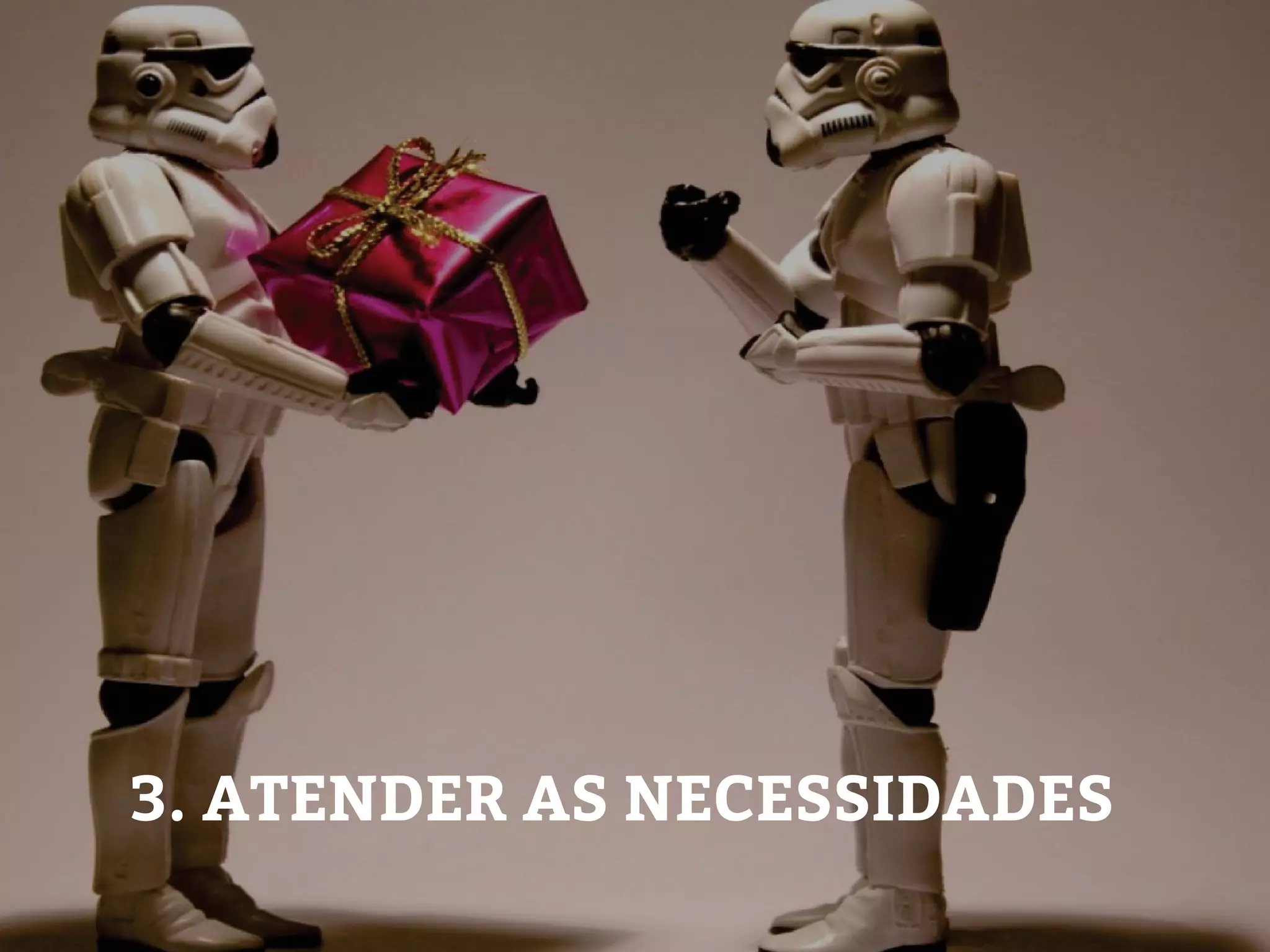 3. ATENDER AS NECESSIDADES
 