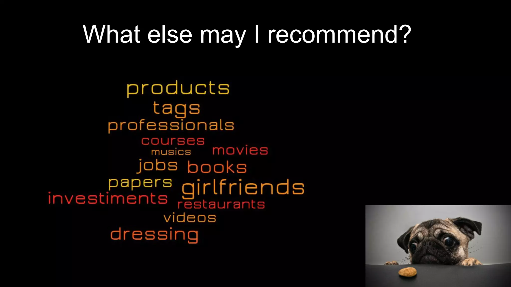 What else may I recommend?
 