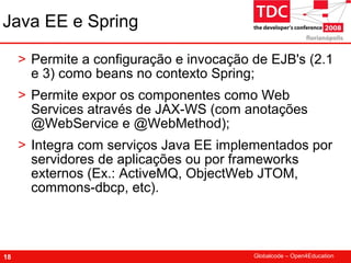 TDC 2008 Spring Framework
