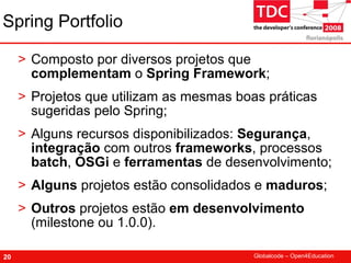 TDC 2008 Spring Framework