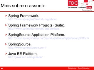 TDC 2008 Spring Framework