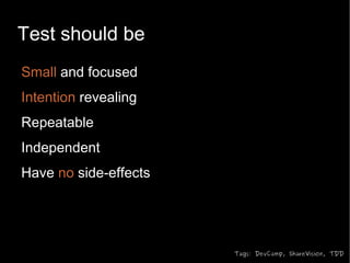 Perspectives around TDD Test Driven Development? 
