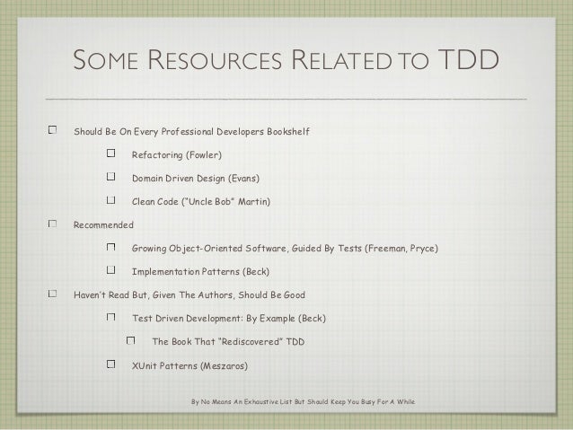 Test Driven Development By Example Epub Download