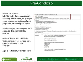 Problema de escrever testes depoisVocê escreverá testes para passarem. Testes não podem ser feitos para “passar”, devem ser feitos para avaliar o código de produção. Testes feitos para ter testes não tem valor.