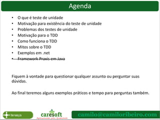 Consultor em arquitetura de teste e qualidade de software