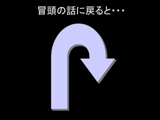 冒頭の話に戻ると・・・
 