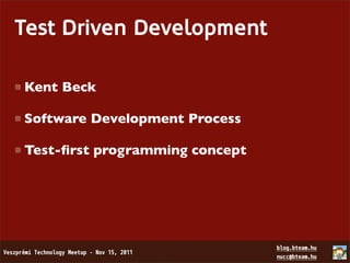 Test Driven Development | PPT