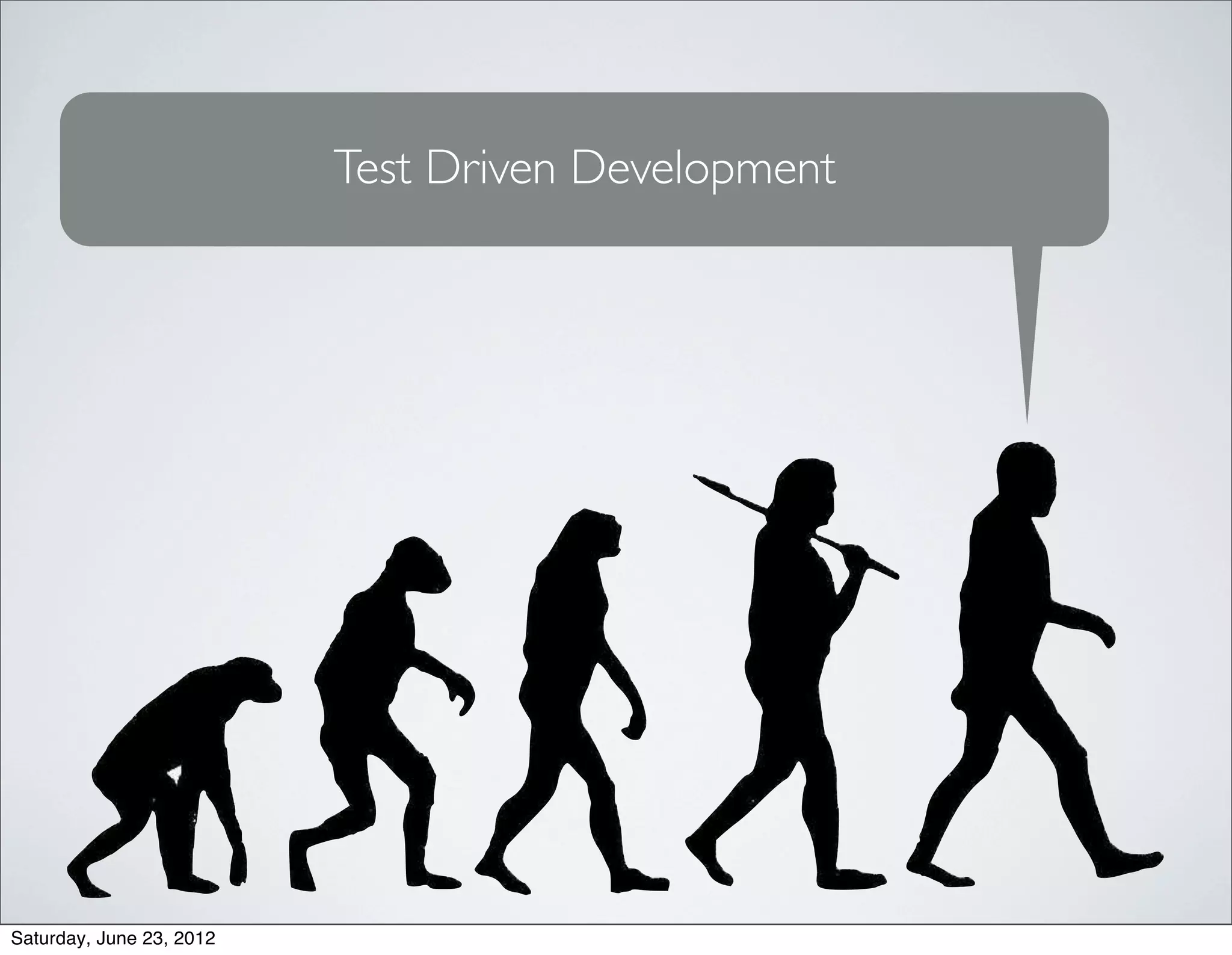 Test Driven Development




Saturday, June 23, 2012
 