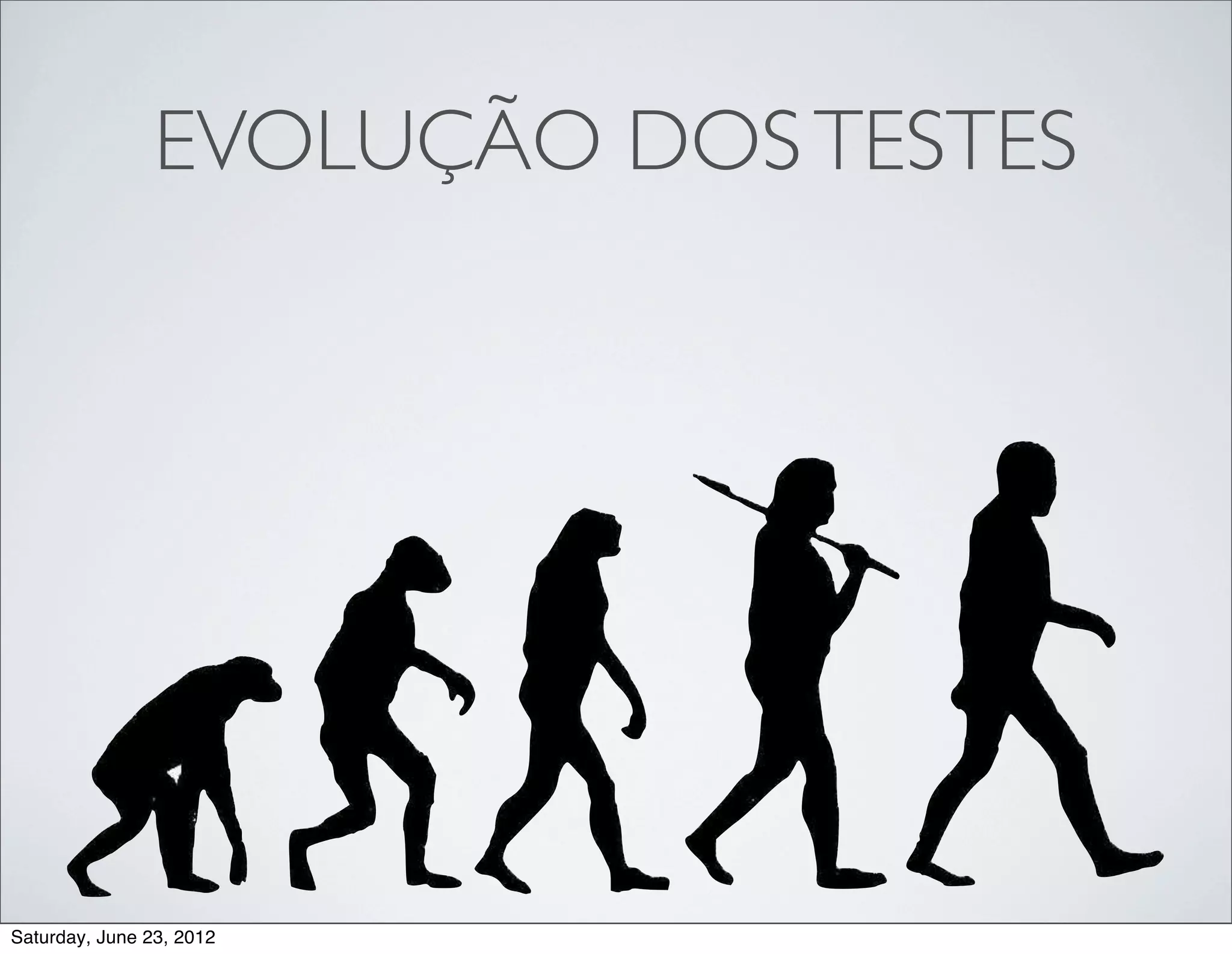 EVOLUÇÃO DOS TESTES




Saturday, June 23, 2012
 