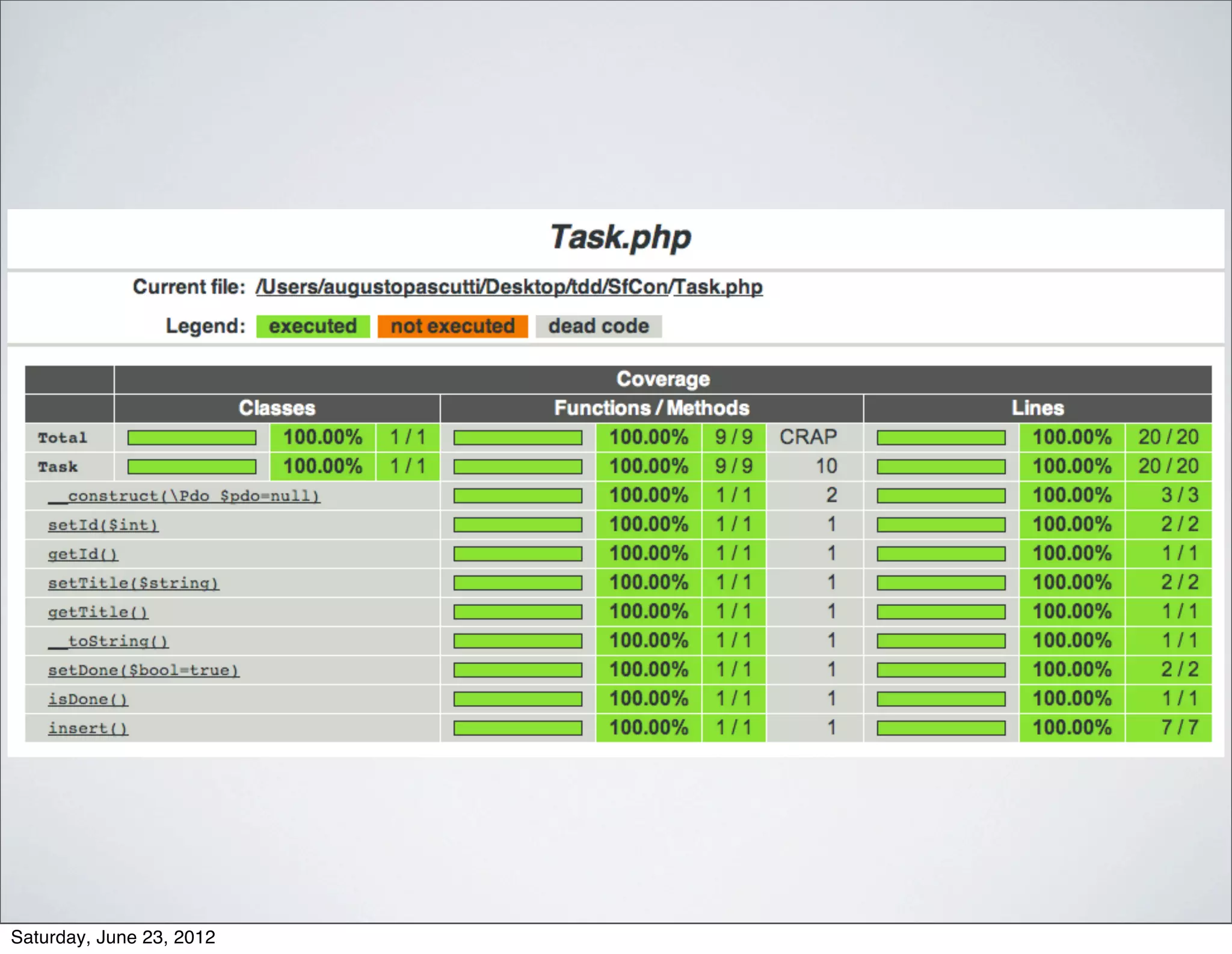 Saturday, June 23, 2012
 