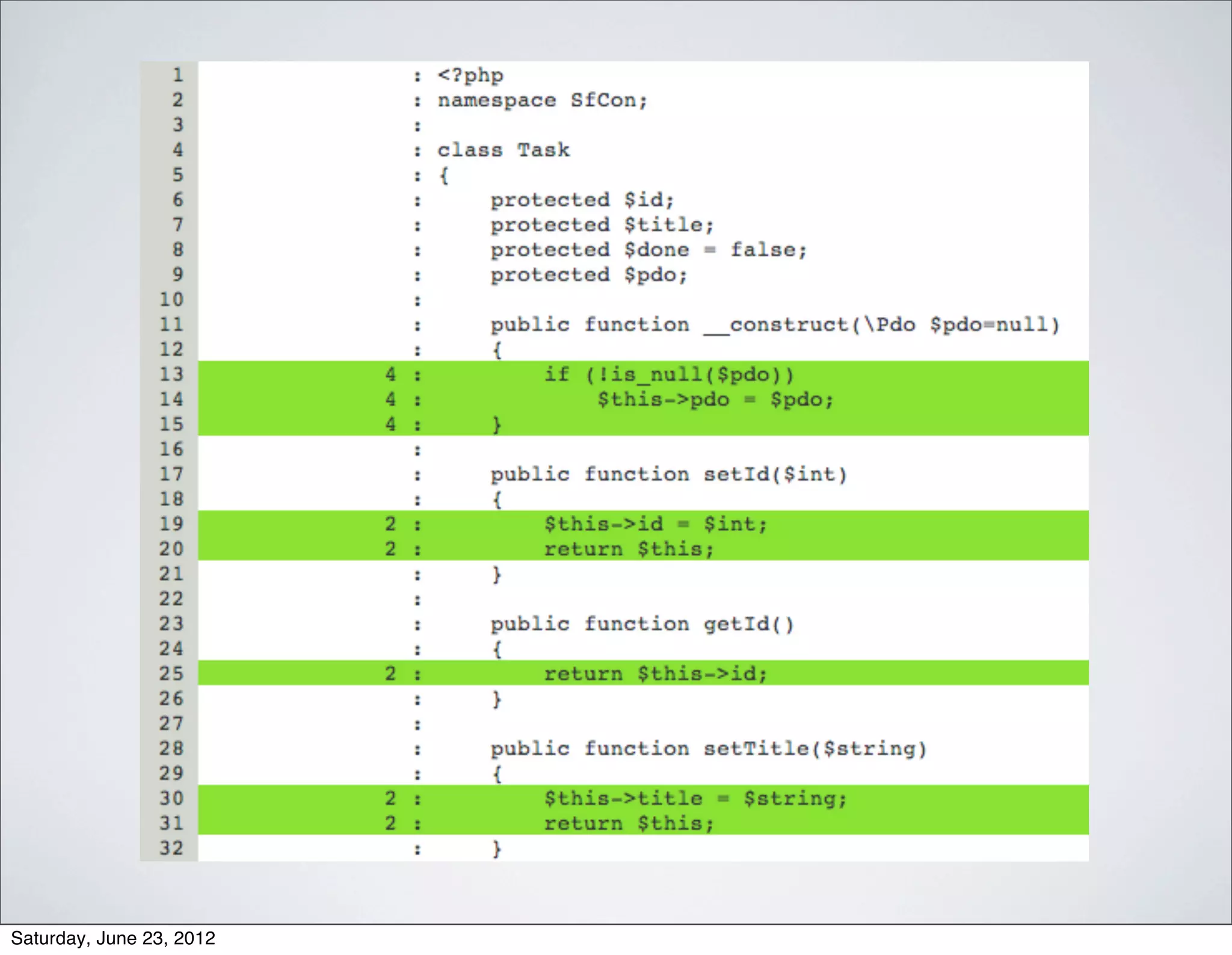 Saturday, June 23, 2012
 